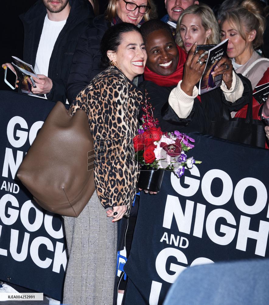 Ilana Glazer Leaves Winter Garden Theatre - NYC