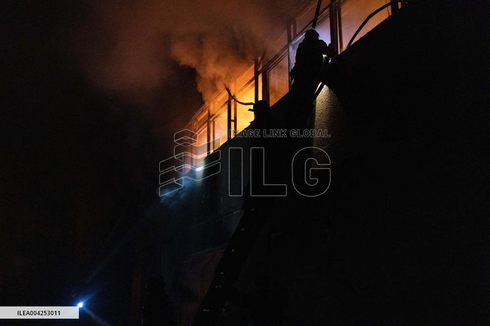 Russian Army Hit Kharkiv with 15 Drones - Kharkiv