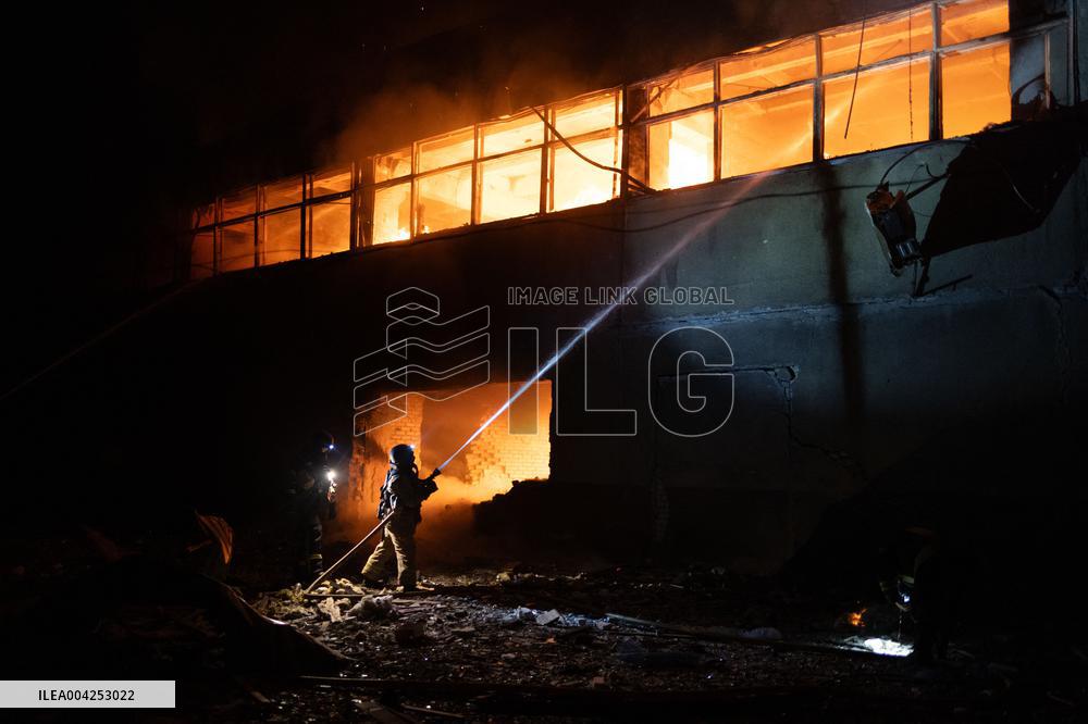 Russian Army Hit Kharkiv with 15 Drones - Kharkiv