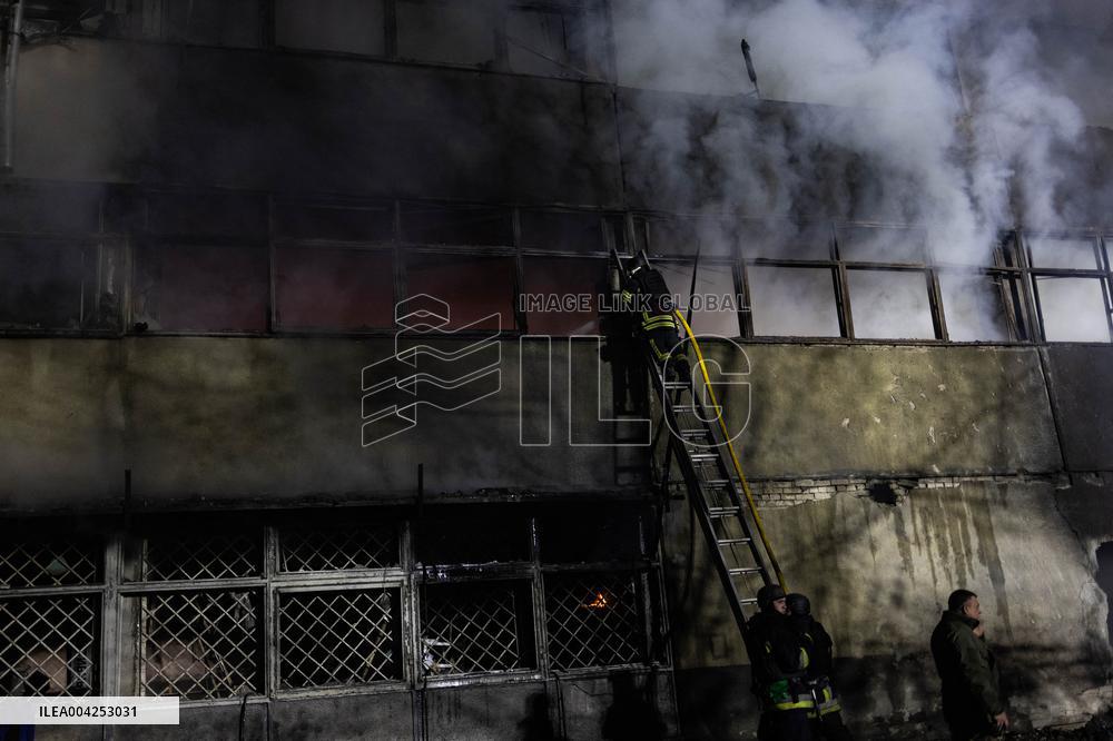 Russian Army Hit Kharkiv with 15 Drones - Kharkiv