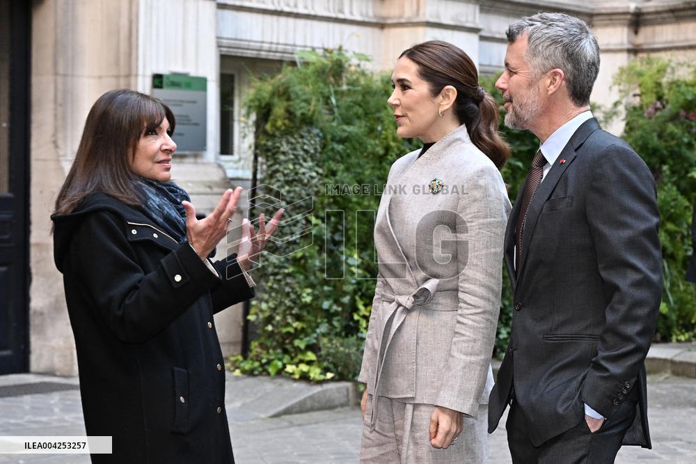 Danish Royal Couple Welcomed By The Mayor Of Paris - Paris