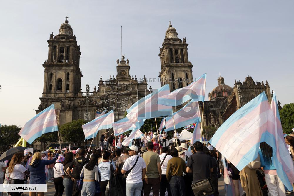 March for Trans Visibility in Mexico