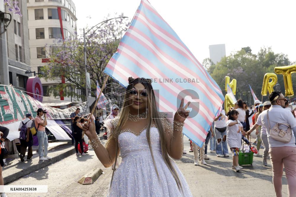 March for Trans Visibility in Mexico