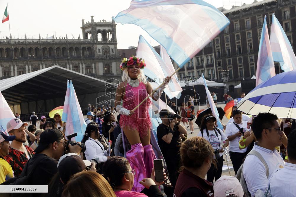 March for Trans Visibility in Mexico