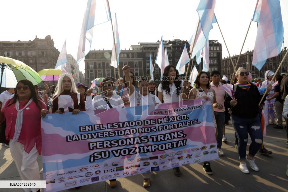 March for Trans Visibility in Mexico