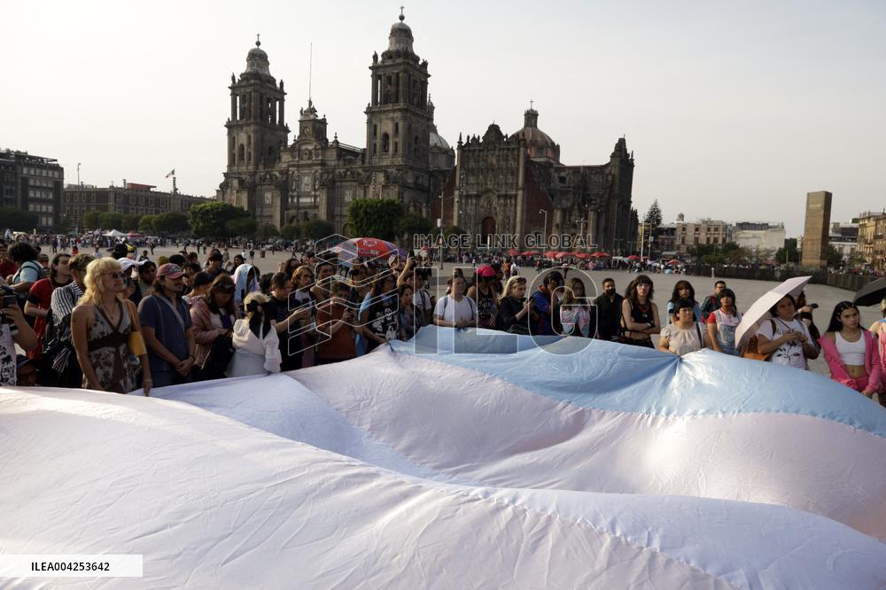 March for Trans Visibility in Mexico