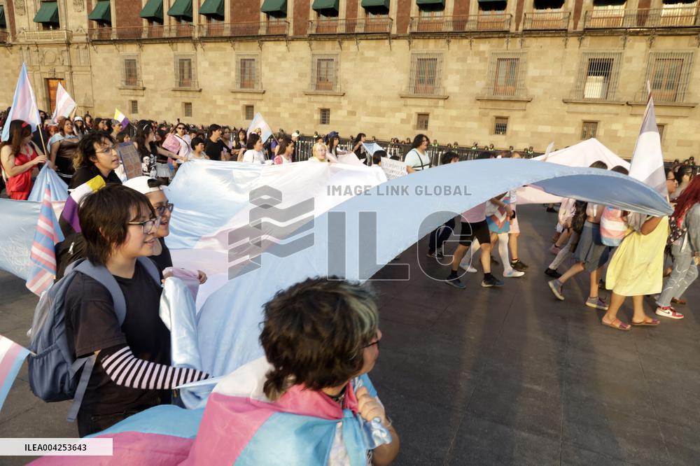 March for Trans Visibility in Mexico
