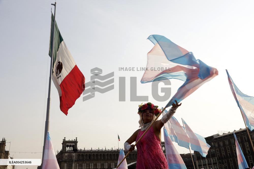 March for Trans Visibility in Mexico