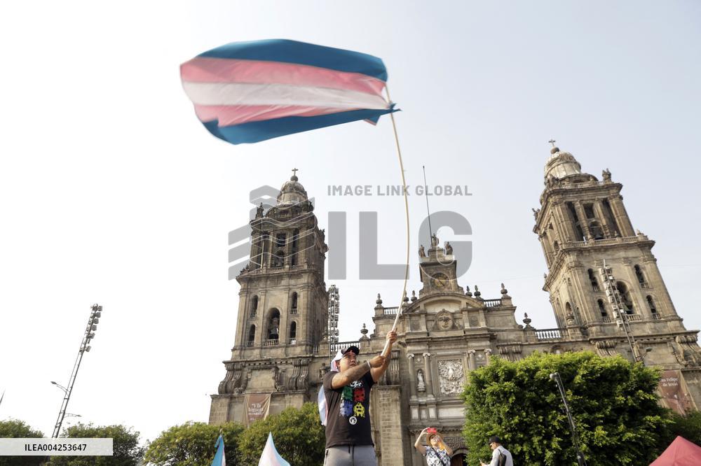 March for Trans Visibility in Mexico