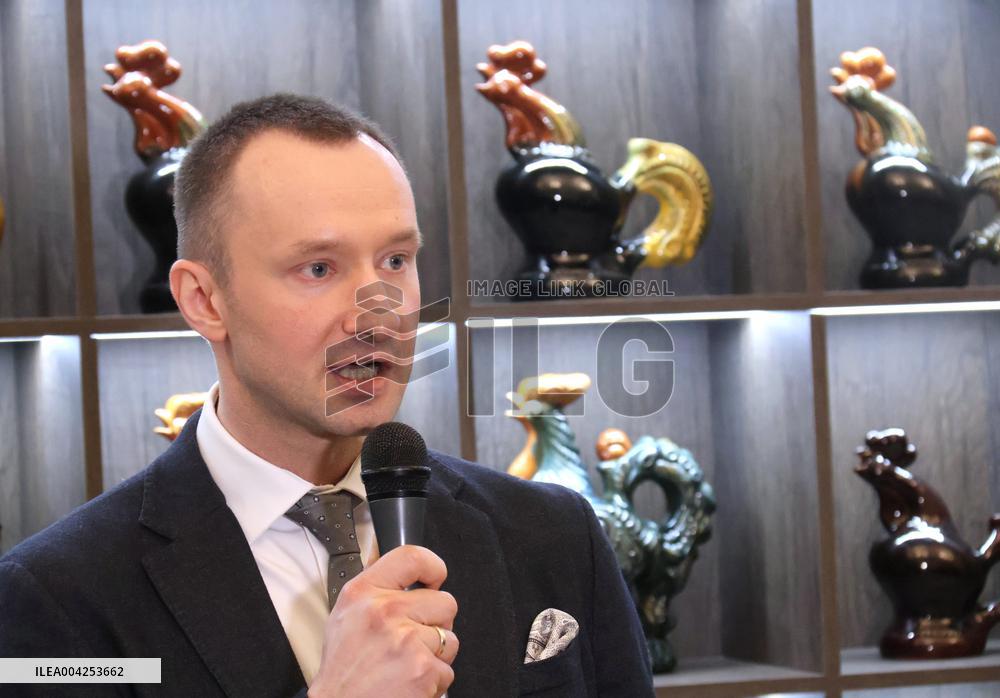 Exhibition of cockerels by Vasylkiv majolica plant