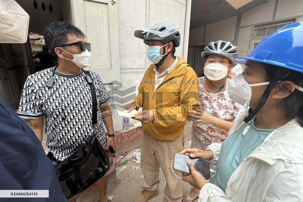 Myanmar-Bangkok Earthquake Aftermath - Mandalay