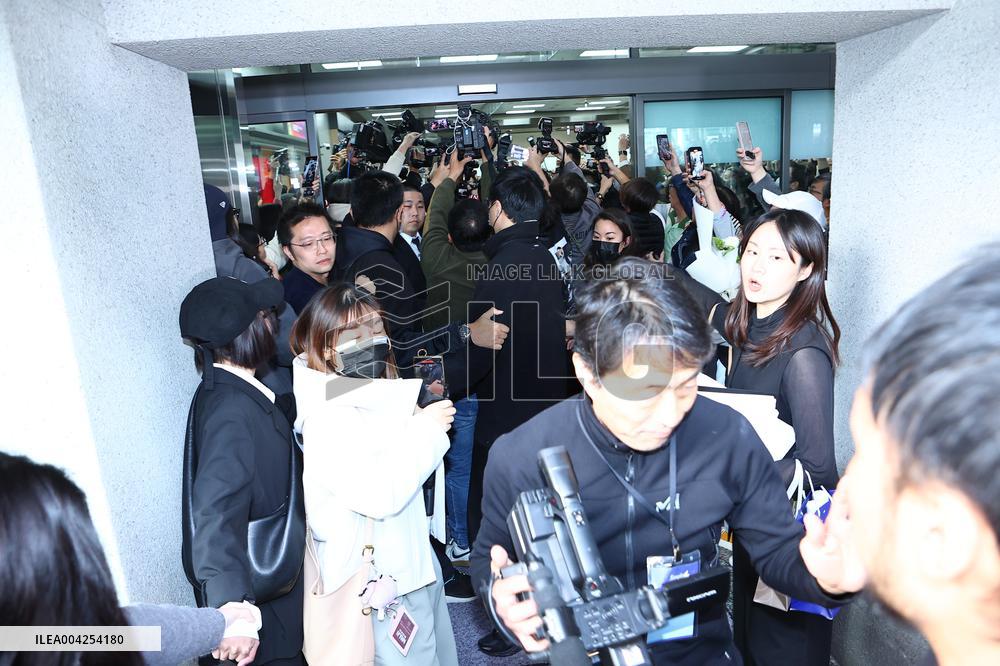 Japanese Actor Takuya Kimura Arrives at Taipei