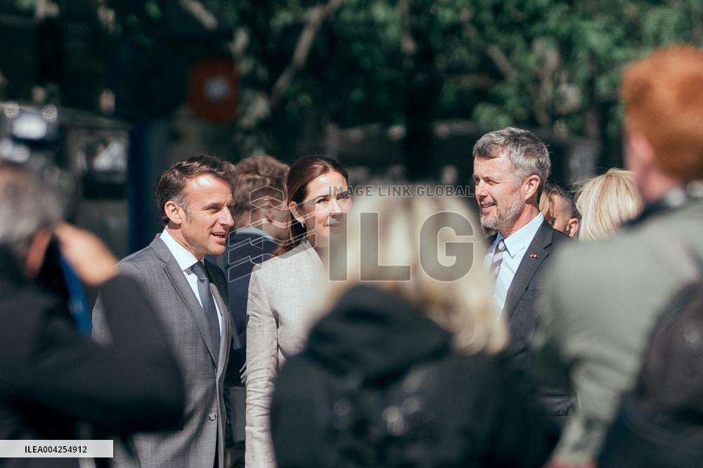 Danish Royal Couple Visits Notre Dame Cathedral - Paris AJ
