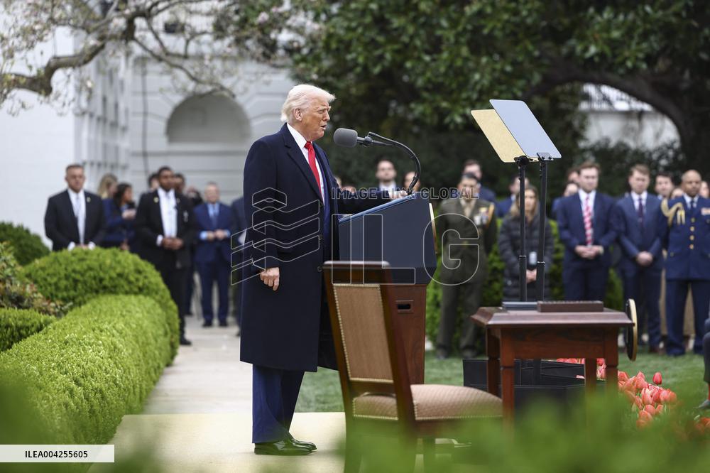 President Trump announces reciprocal tariffs on so-called ‘Liberation Day’