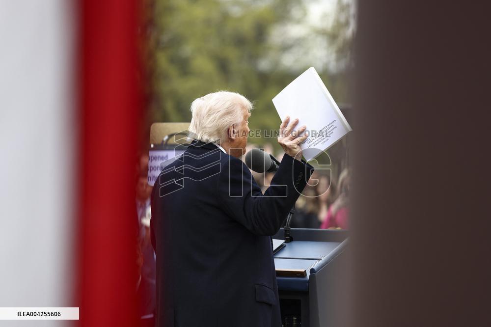 President Trump announces reciprocal tariffs on so-called ‘Liberation Day’