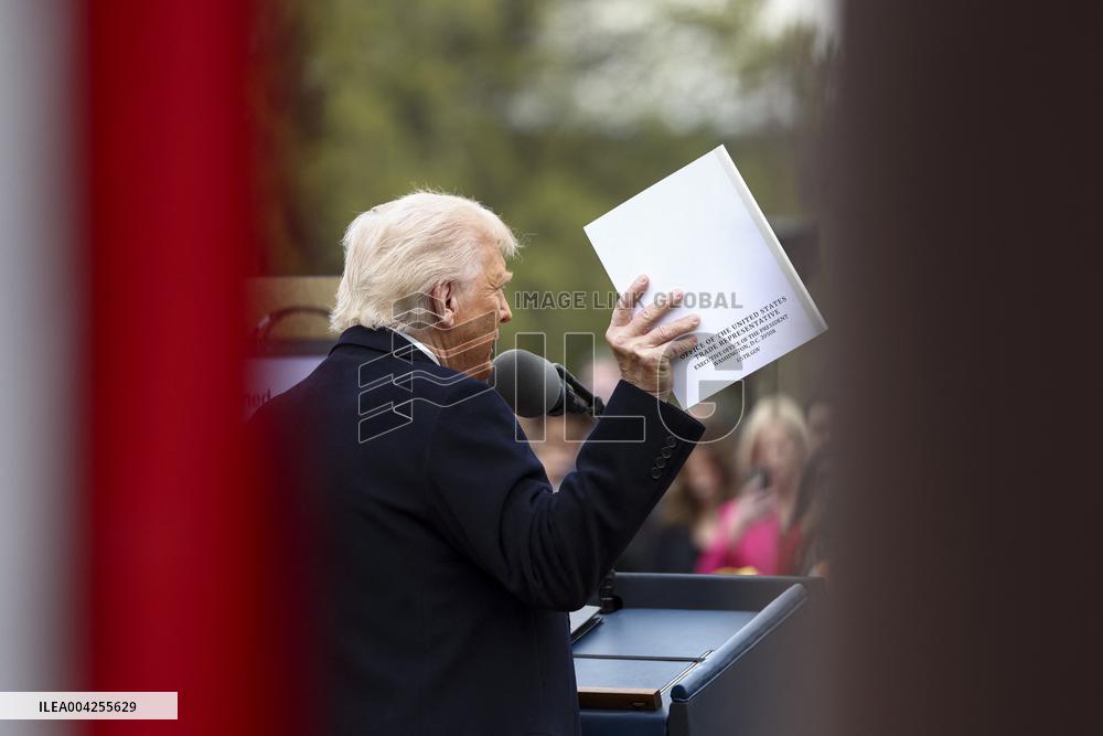 President Trump announces reciprocal tariffs on so-called ‘Liberation Day’