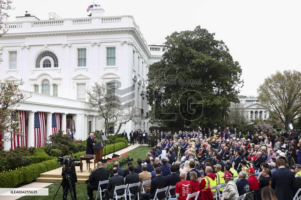 President Trump announces reciprocal tariffs on so-called ‘Liberation Day’