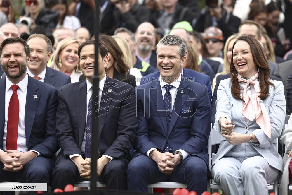 President Trump announces reciprocal tariffs on so-called ‘Liberation Day’