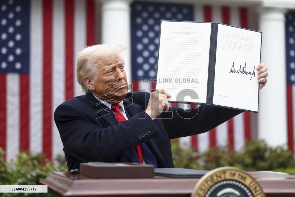 President Trump announces reciprocal tariffs on so-called ‘Liberation Day’