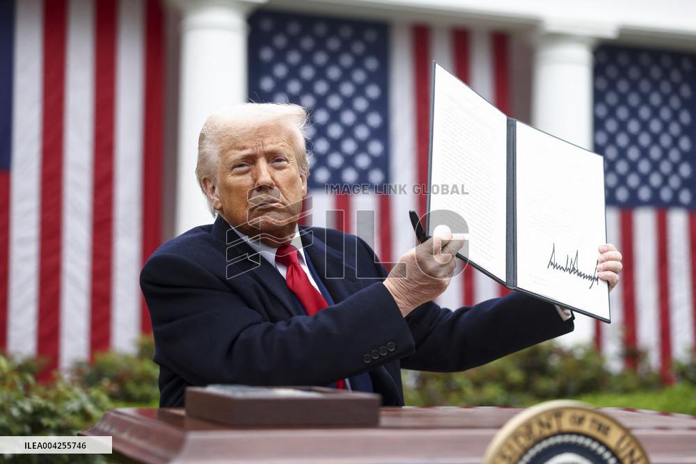 President Trump announces reciprocal tariffs on so-called ‘Liberation Day’