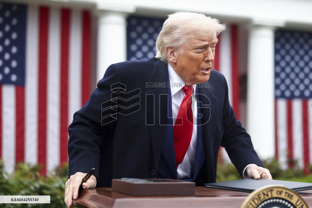 President Trump announces reciprocal tariffs on so-called ‘Liberation Day’