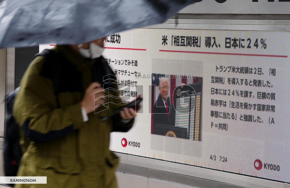 Trump slaps new 24% tariff on Japan