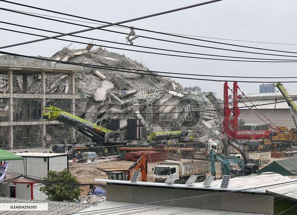 Aftermath of strong earthquake in Myanmar, Thailand
