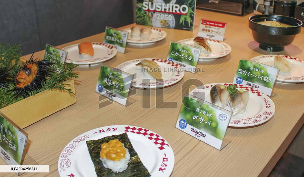 Sushi chain outlet at World Exposition site