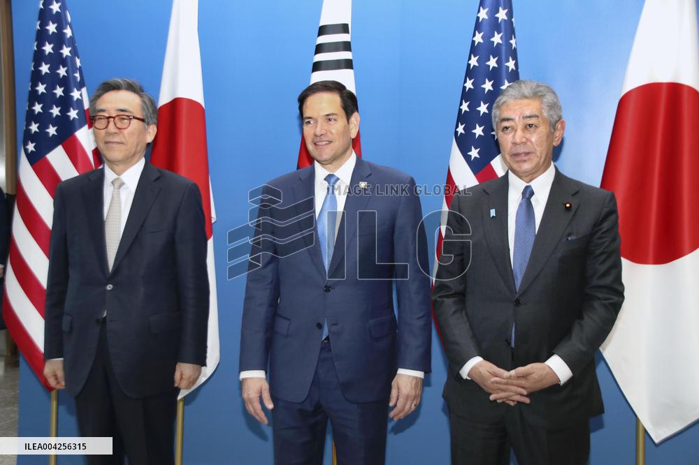 Japan-U.S.-S. Korea talks