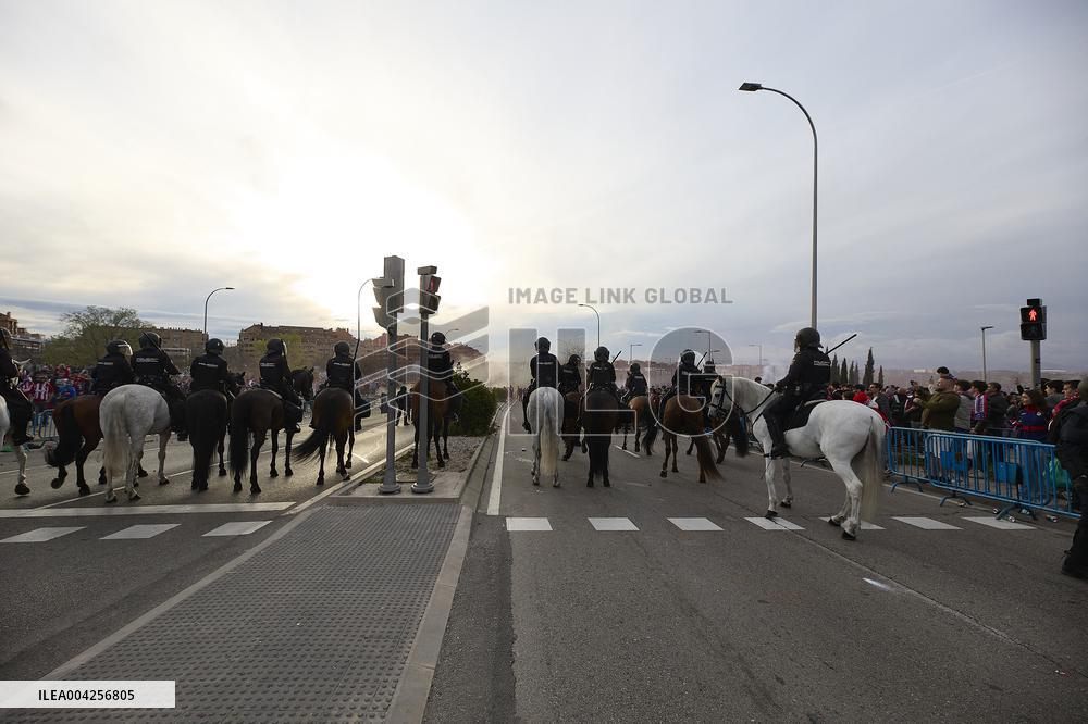 Electric Atmosphere for Atletico v FC Barcelona - Madrid