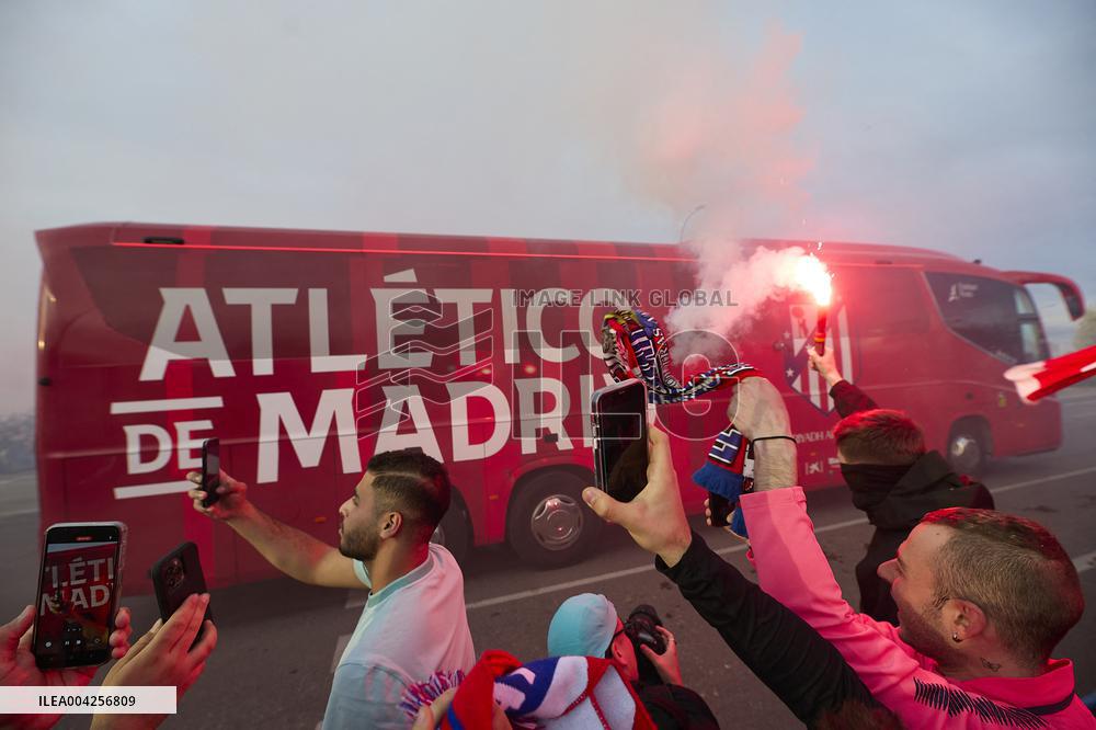 Electric Atmosphere for Atletico v FC Barcelona - Madrid
