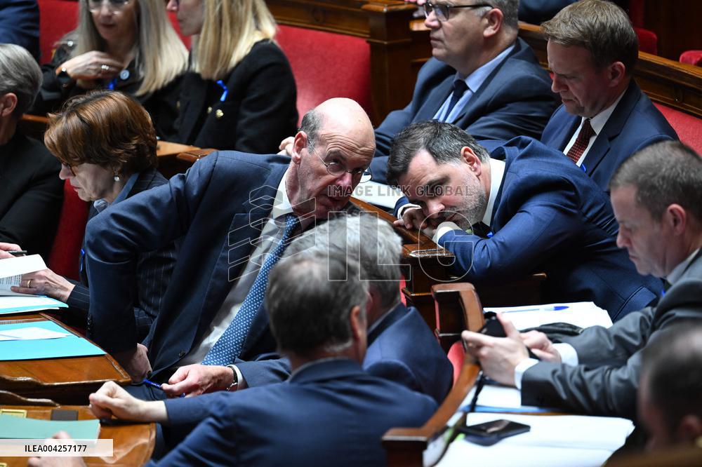 Questions to Government at the National Assembly - Paris