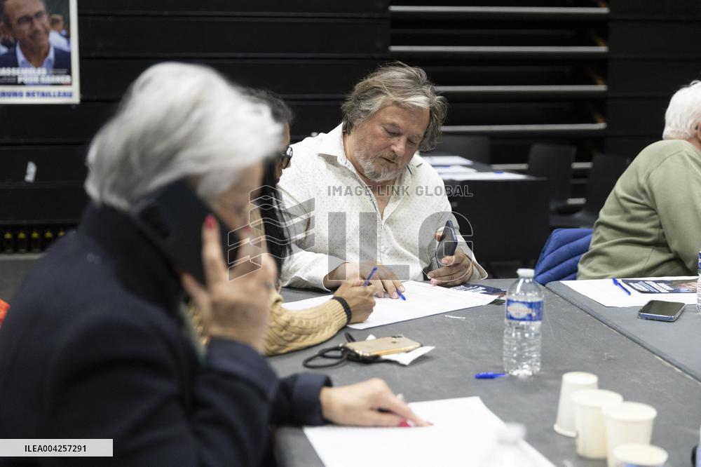 Bruno Retailleau LR Presidential Candidate in Meaux