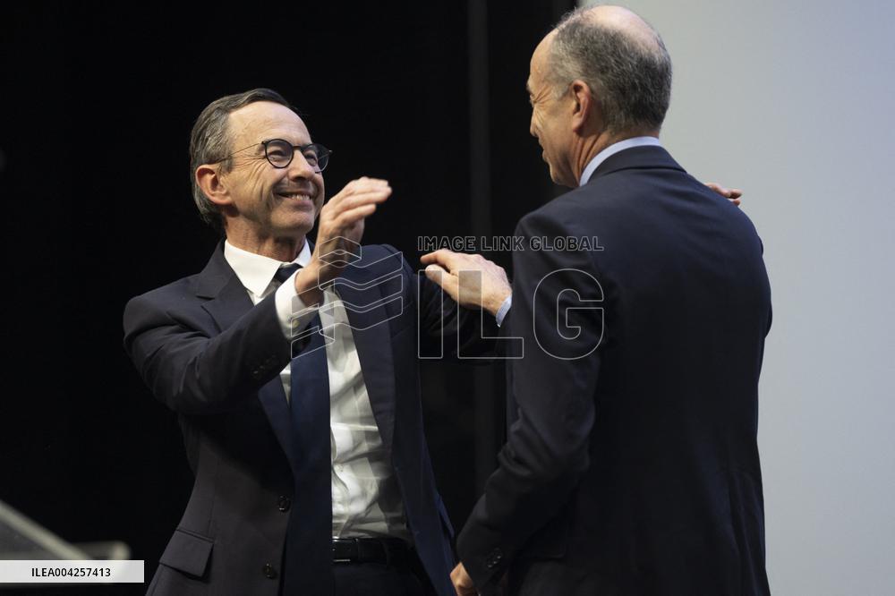 Bruno Retailleau LR Presidential Candidate in Meaux