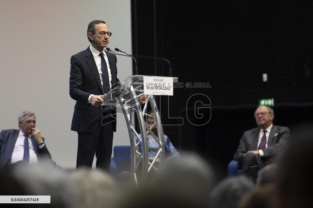 Bruno Retailleau LR Presidential Candidate in Meaux