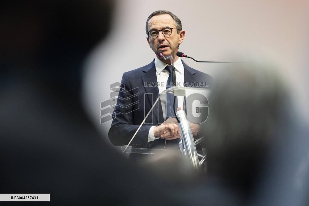 Bruno Retailleau LR Presidential Candidate in Meaux