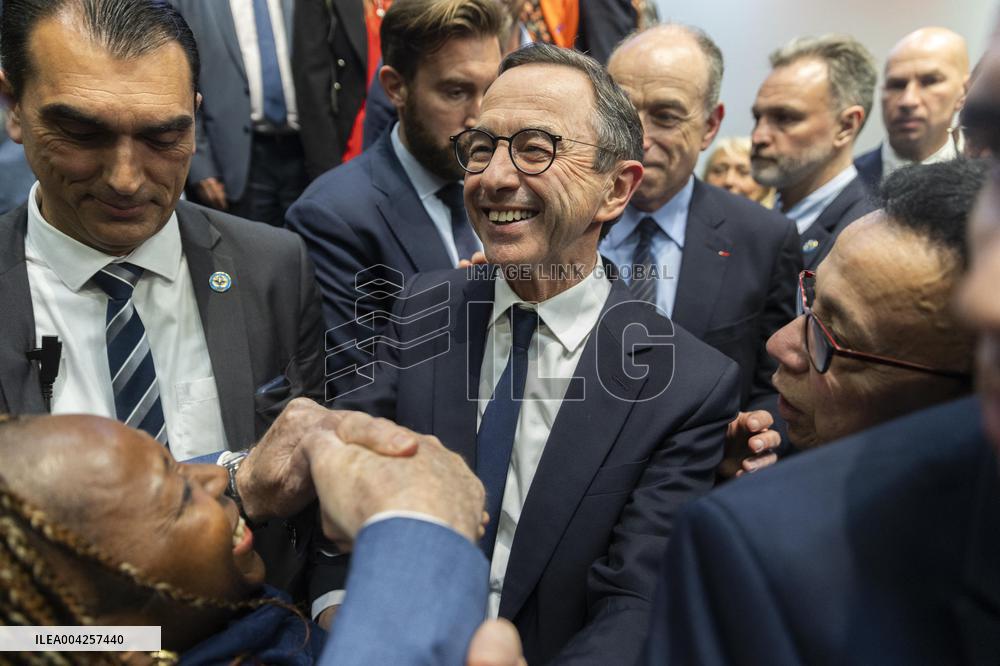 Bruno Retailleau LR Presidential Candidate in Meaux