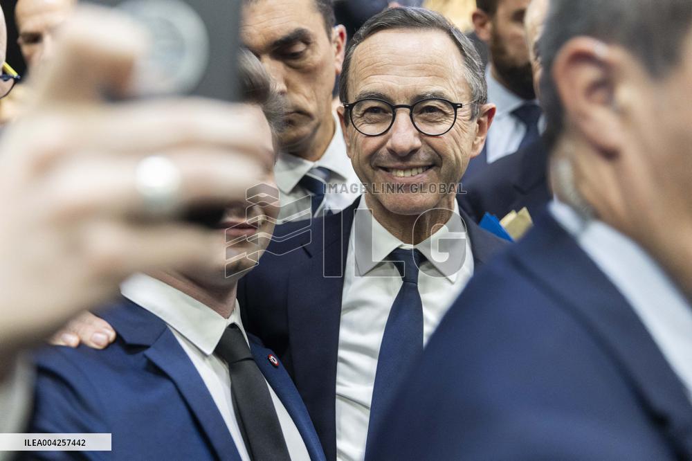 Bruno Retailleau LR Presidential Candidate in Meaux