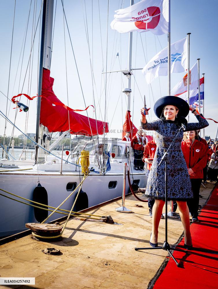 Queen Maxima Christens New Sea Ranger Ship - Rotterdam