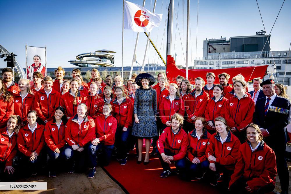 Queen Maxima Christens New Sea Ranger Ship - Rotterdam