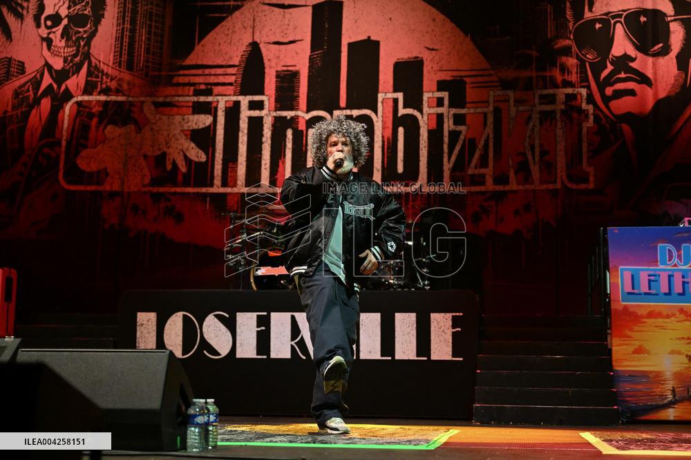 Fred Durst and Limp Bizkit at Accor Arena in Paris