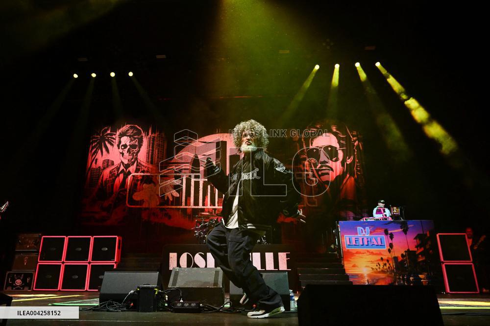 Fred Durst and Limp Bizkit at Accor Arena in Paris