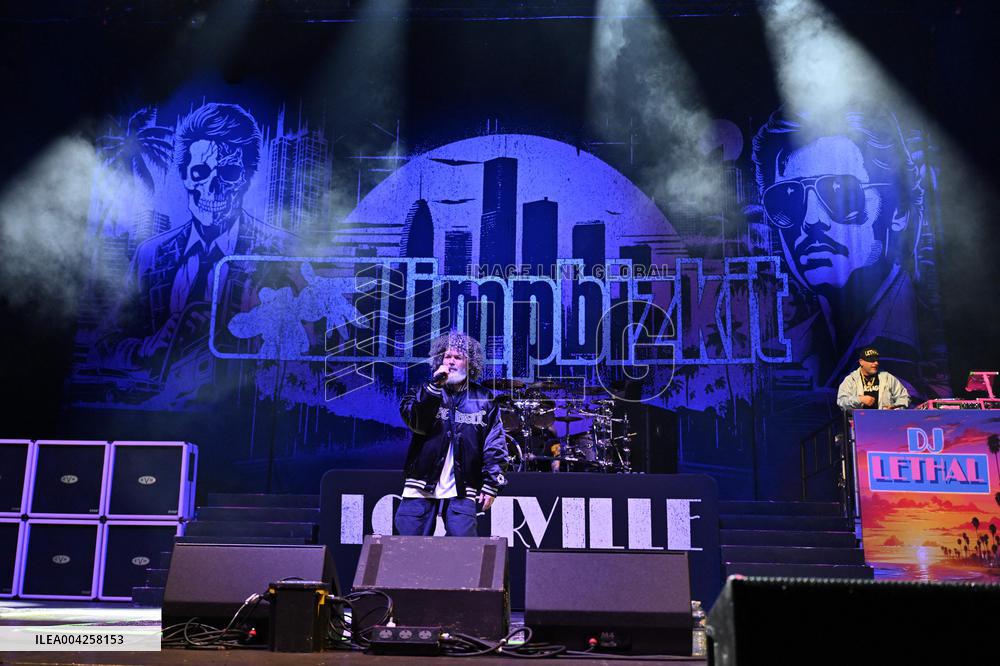 Fred Durst and Limp Bizkit at Accor Arena in Paris