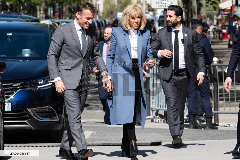 Danish Royal Couple Visits Notre Dame Cathedral - Paris