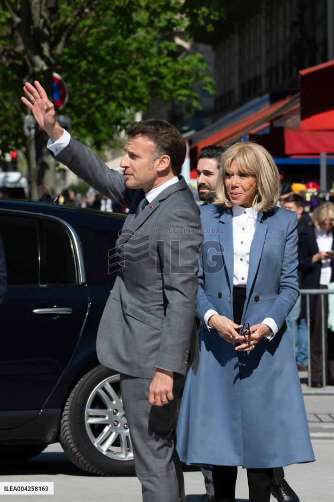 Danish Royal Couple Visits Notre Dame Cathedral - Paris