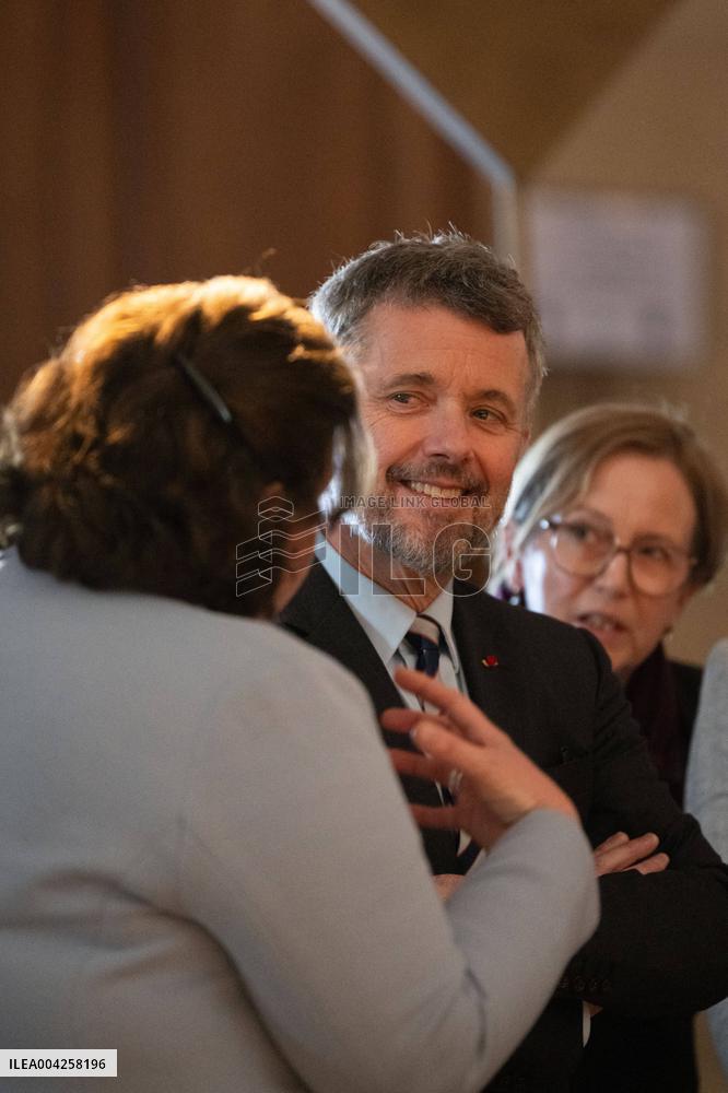 Danish Royal Couple Visits Notre Dame Cathedral - Paris