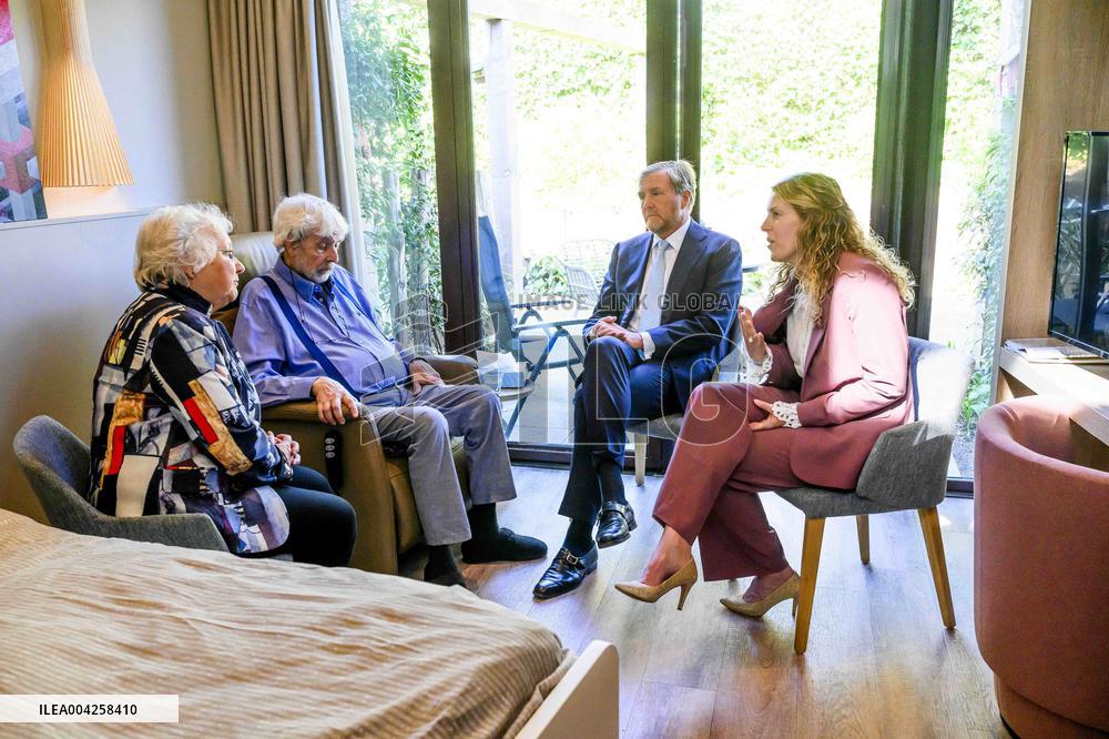 King Willem-Alexander Visits Hospice and Hospital - Netherlands