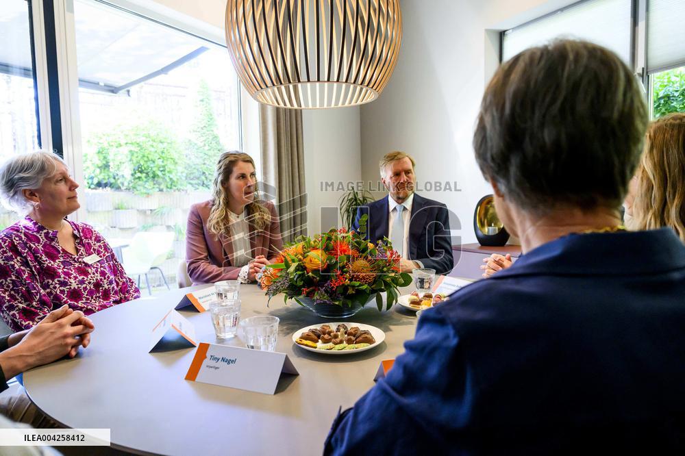 King Willem-Alexander Visits Hospice and Hospital - Netherlands