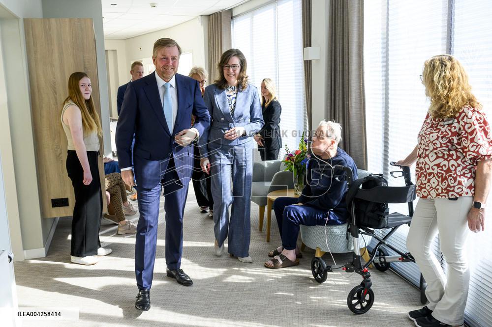 King Willem-Alexander Visits Hospice and Hospital - Netherlands