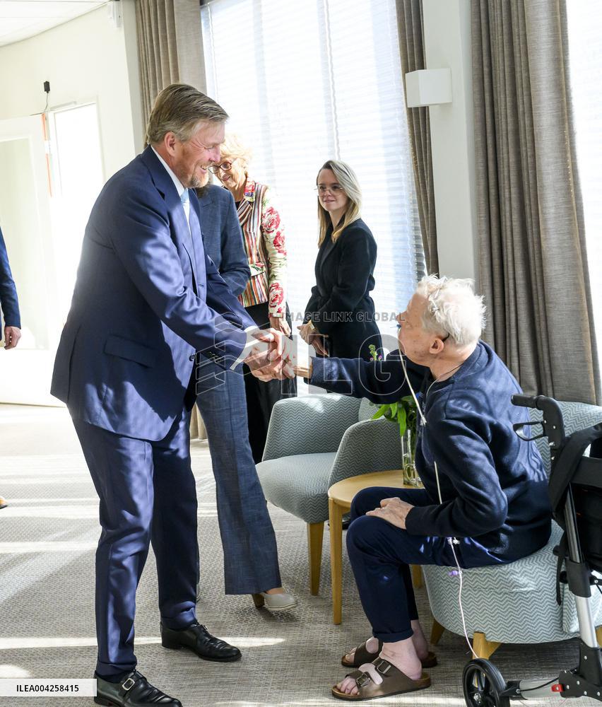 King Willem-Alexander Visits Hospice and Hospital - Netherlands
